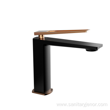 Luxury Bathroom Gold Single Handle Basin Faucet